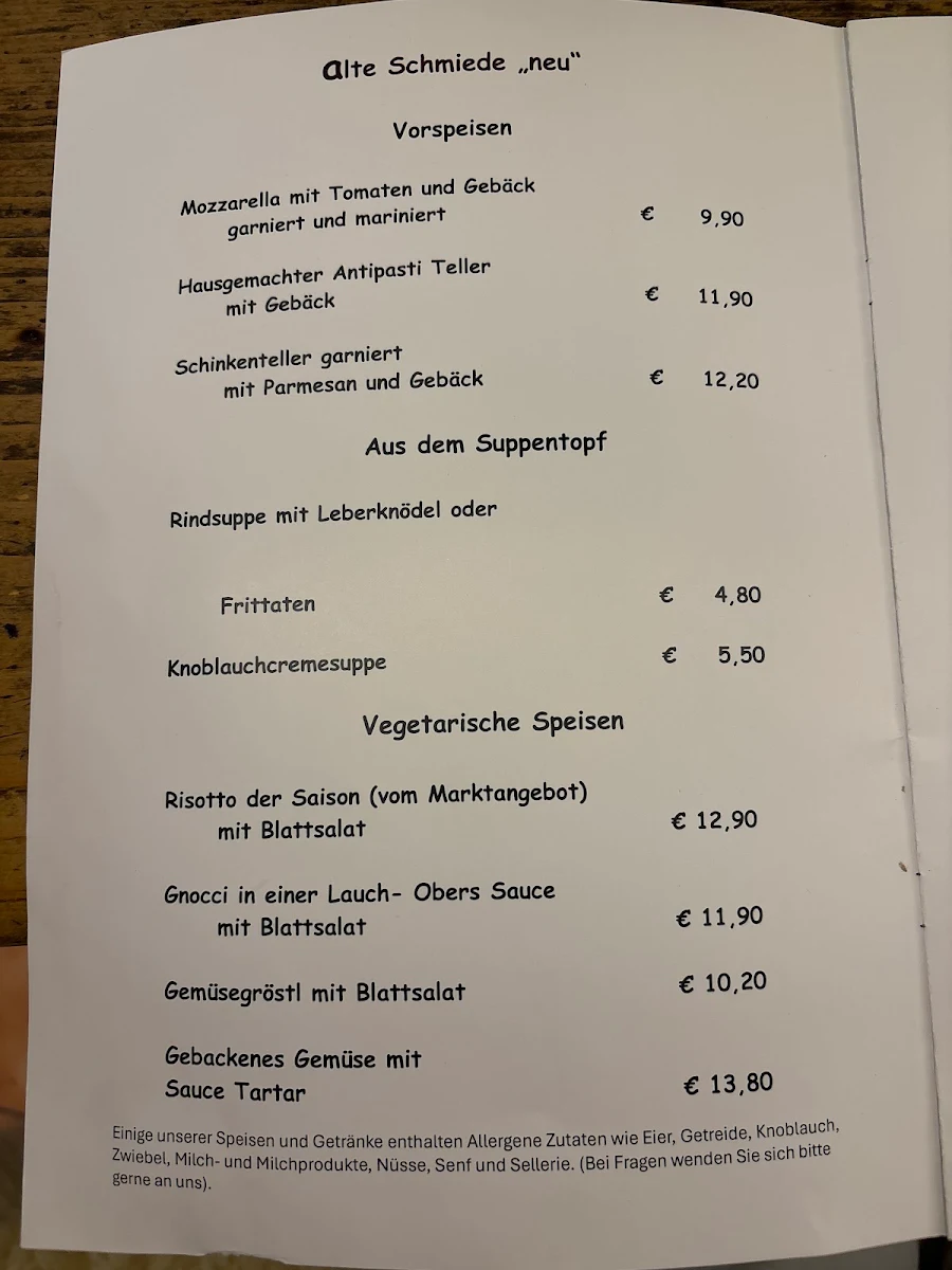 Speisekarte photo 3