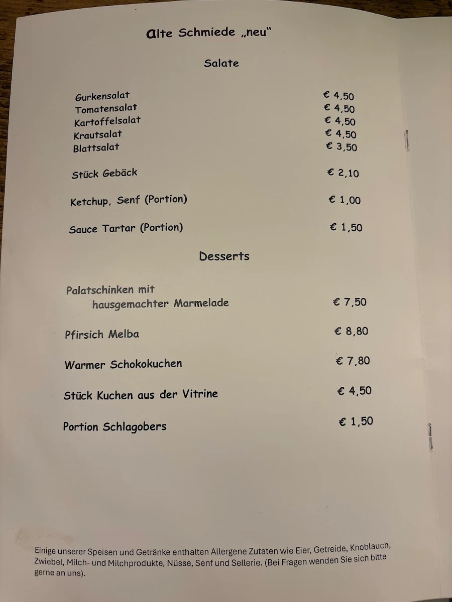Speisekarte photo 5