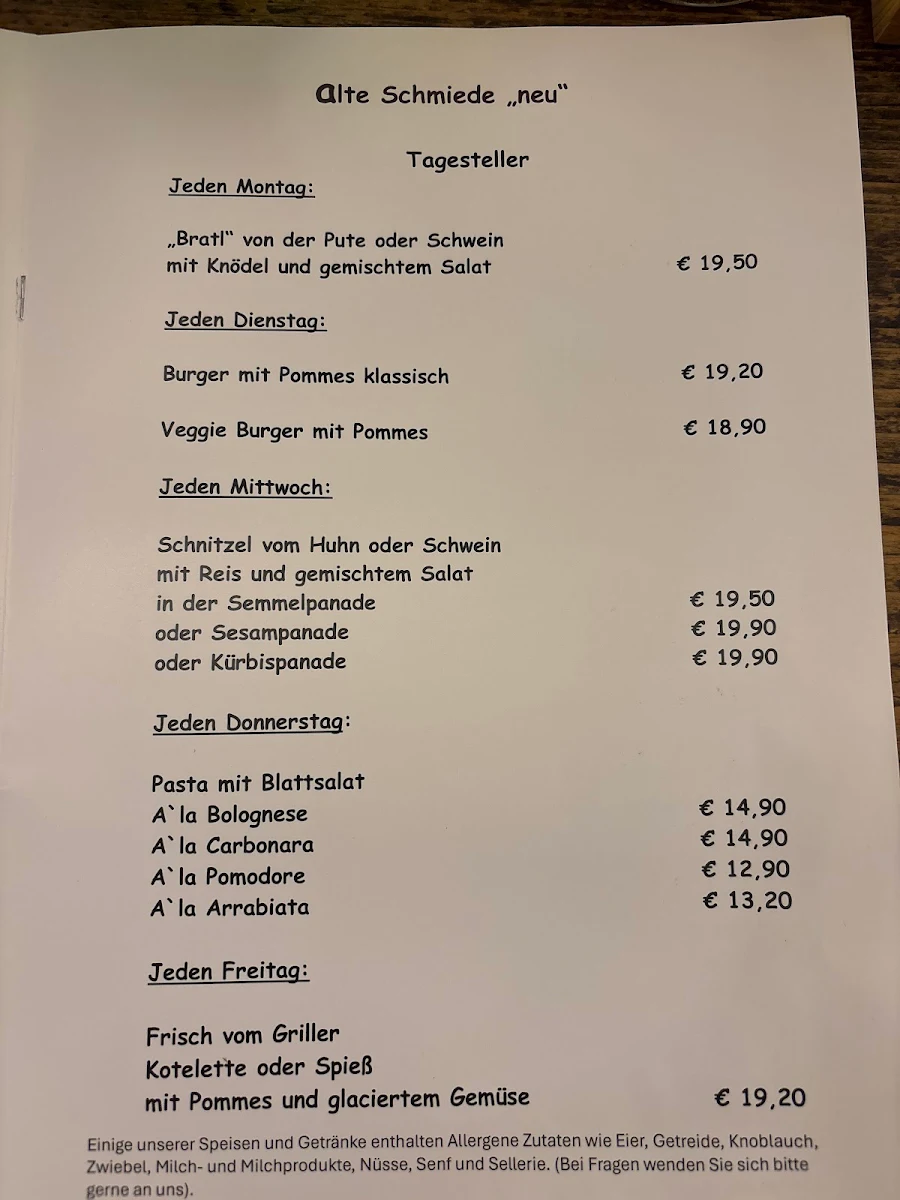 Speisekarte photo 6