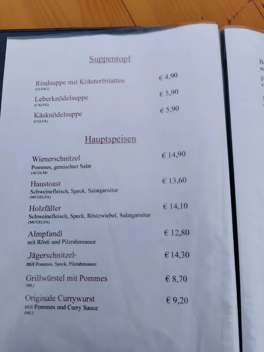 Speisekarte photo 10