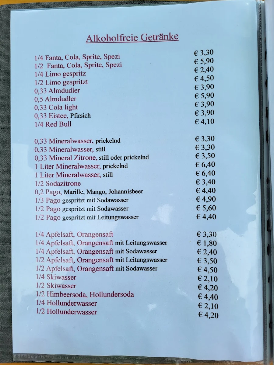 Speisekarte photo 4