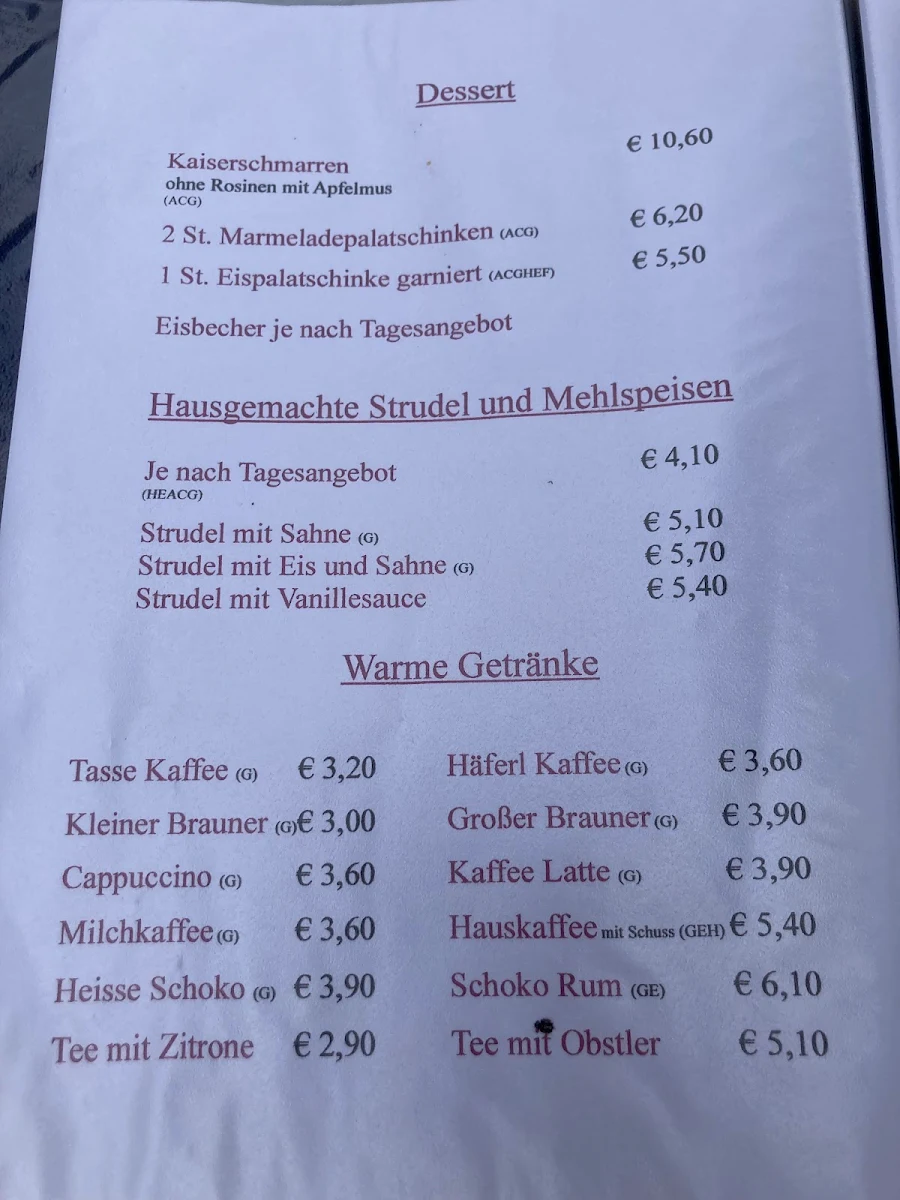 Speisekarte photo 6