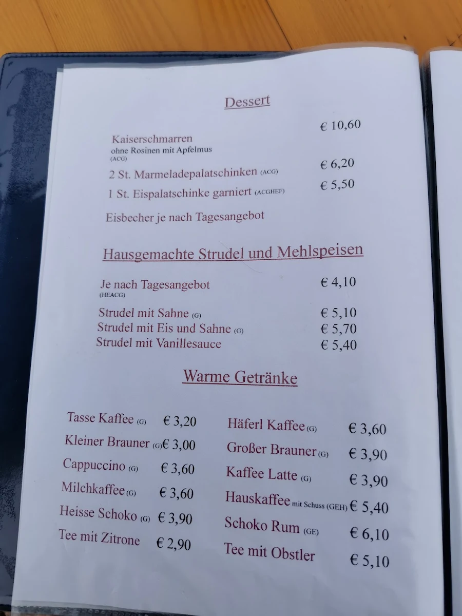 Speisekarte photo 8
