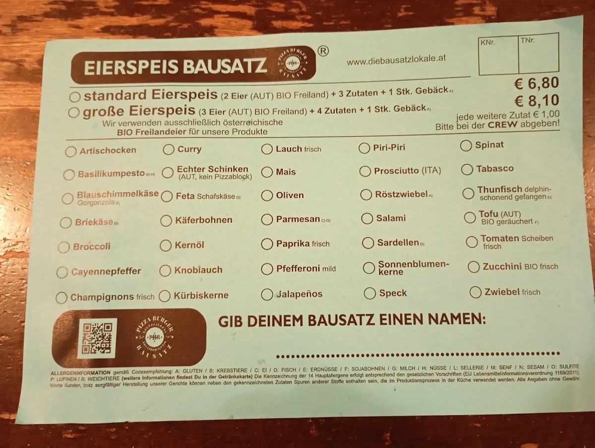 Speisekarte photo 3