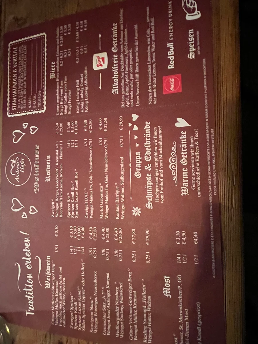 Speisekarte photo 6