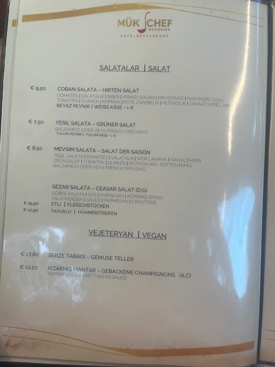 Speisekarte photo 2