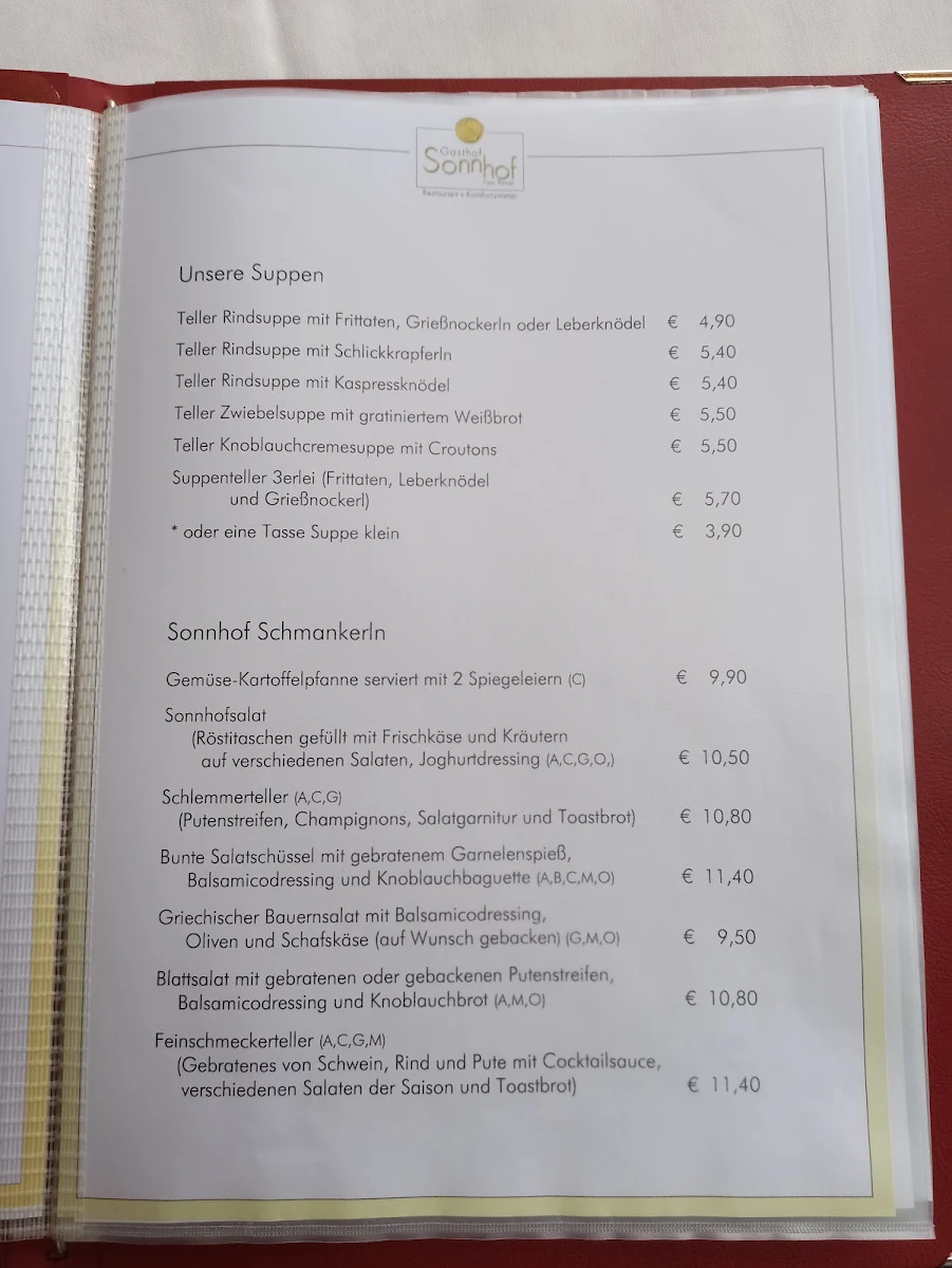 Speisekarte photo 3