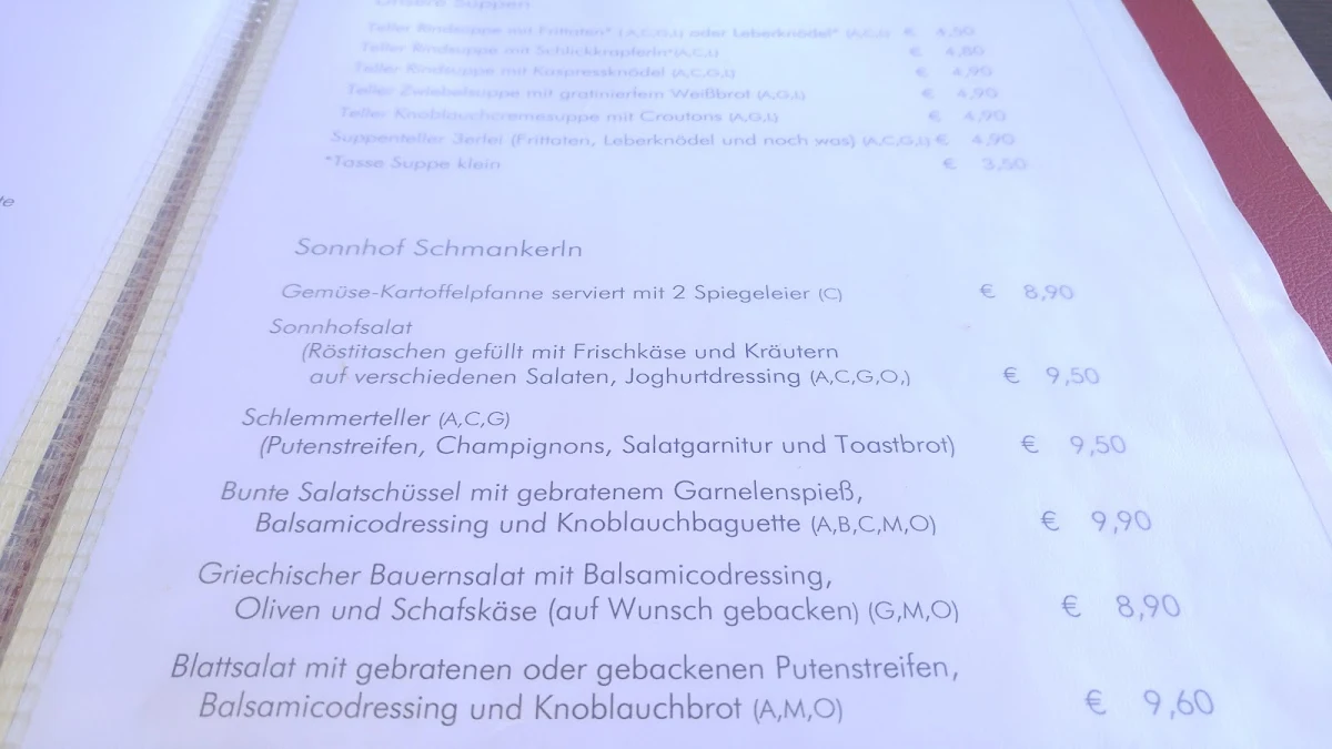 Speisekarte photo 4