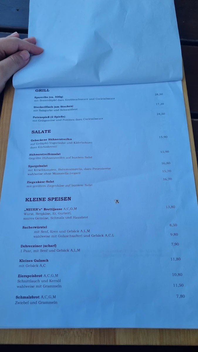 Speisekarte photo 2