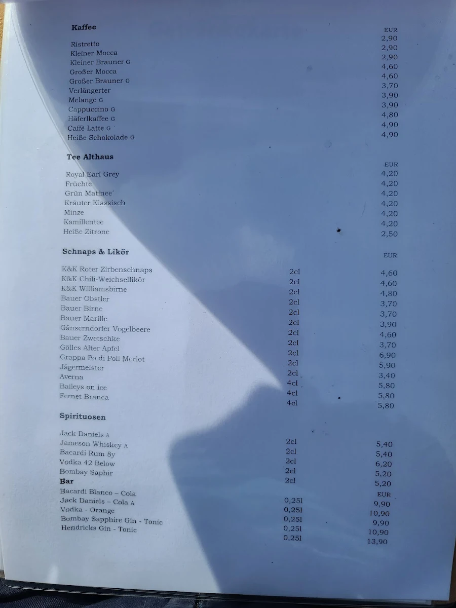 Speisekarte photo 5