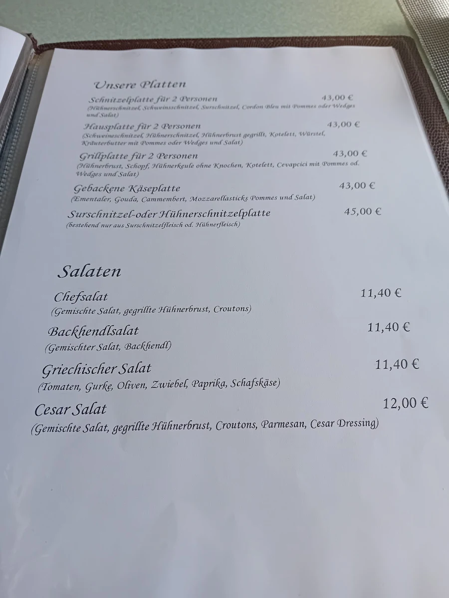 Speisekarte photo 1