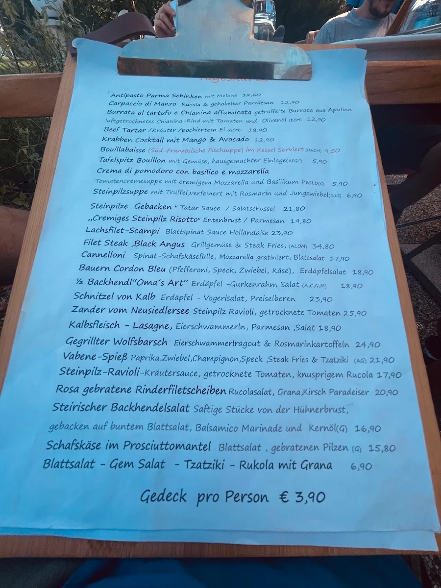 Speisekarte photo 2