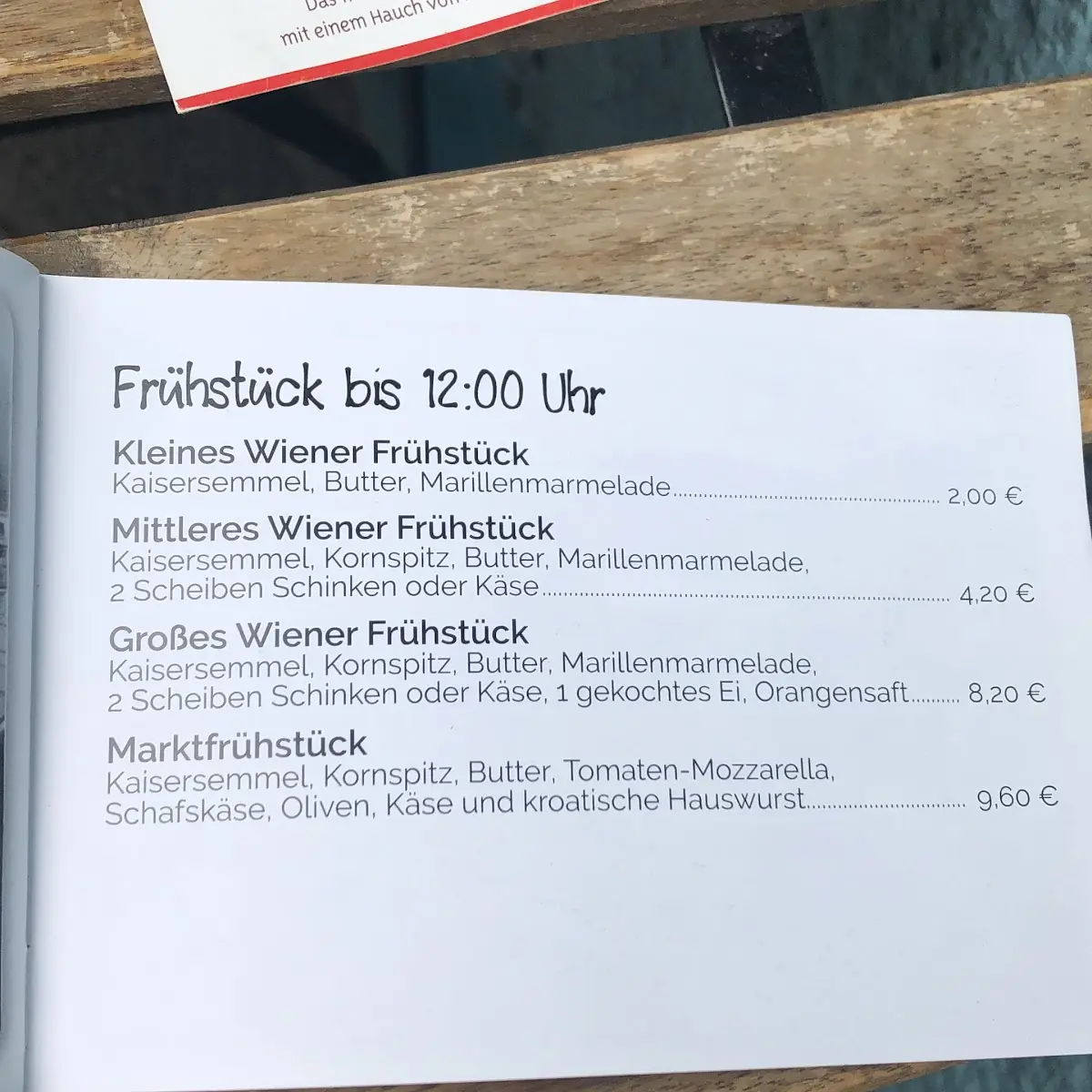 Speisekarte photo 6