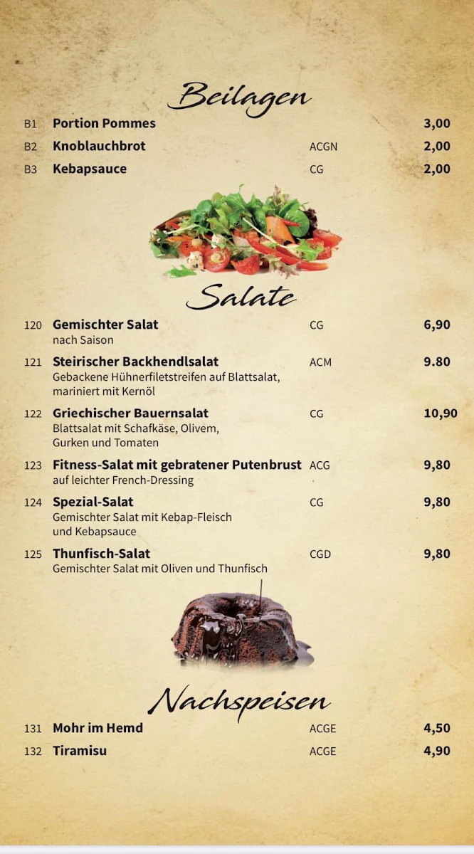 Speisekarte photo 1