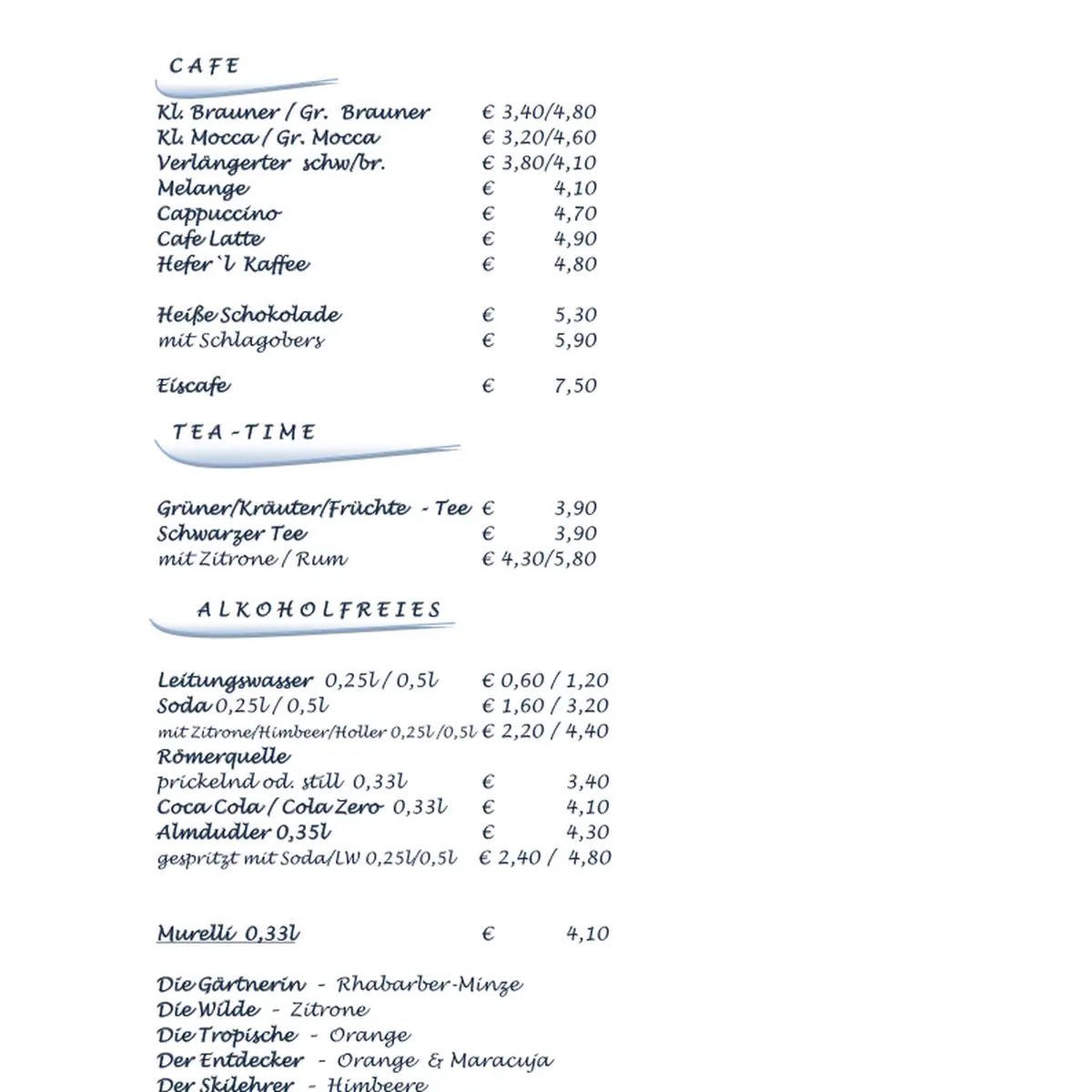 Speisekarte photo 1