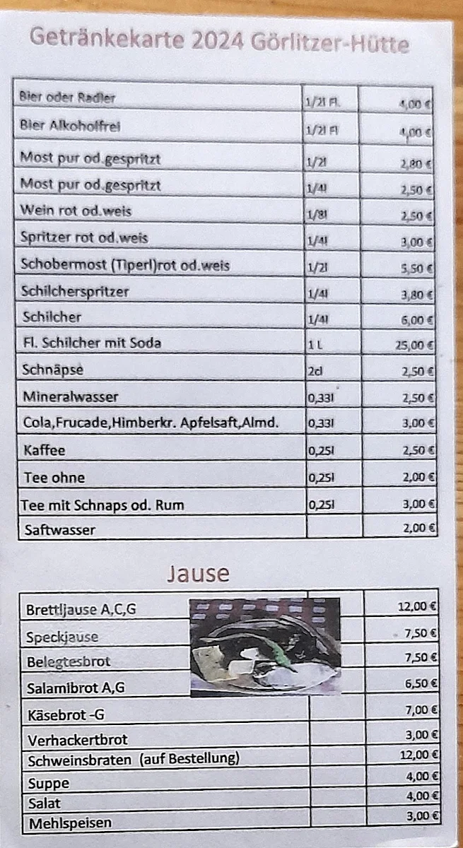 Speisekarte photo 1