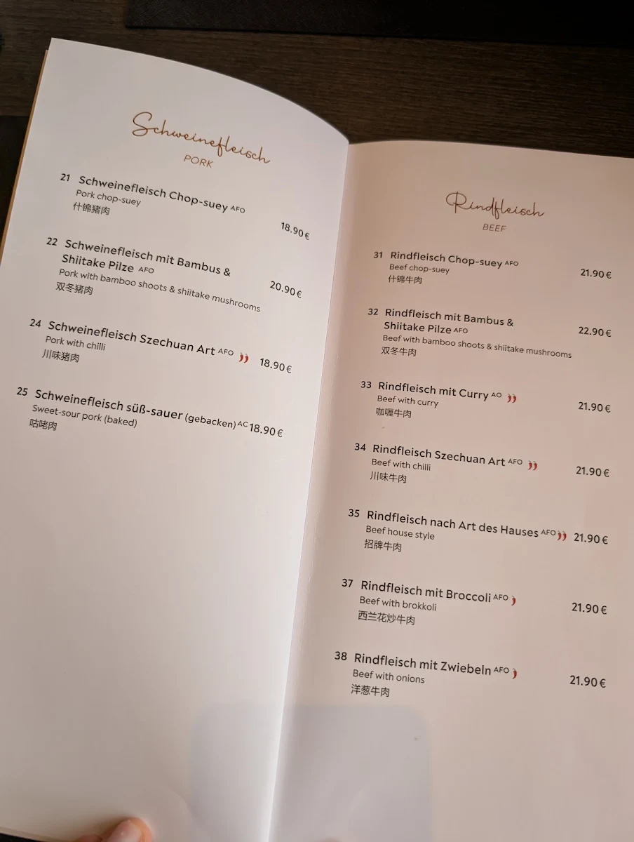 Speisekarte photo 2