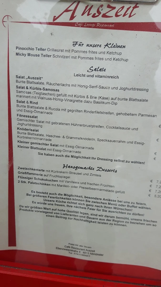 Speisekarte photo 8