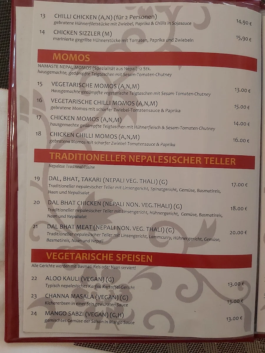 Speisekarte photo 1