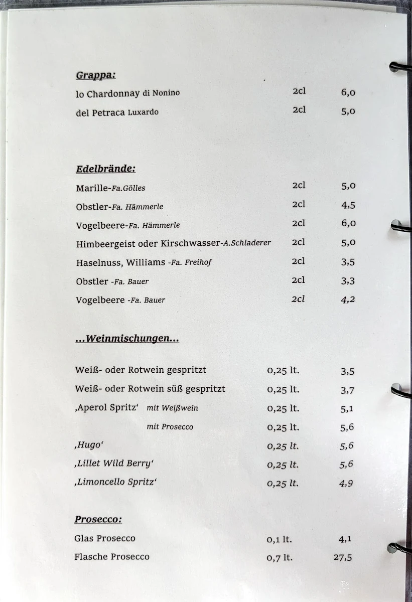 Speisekarte photo 3