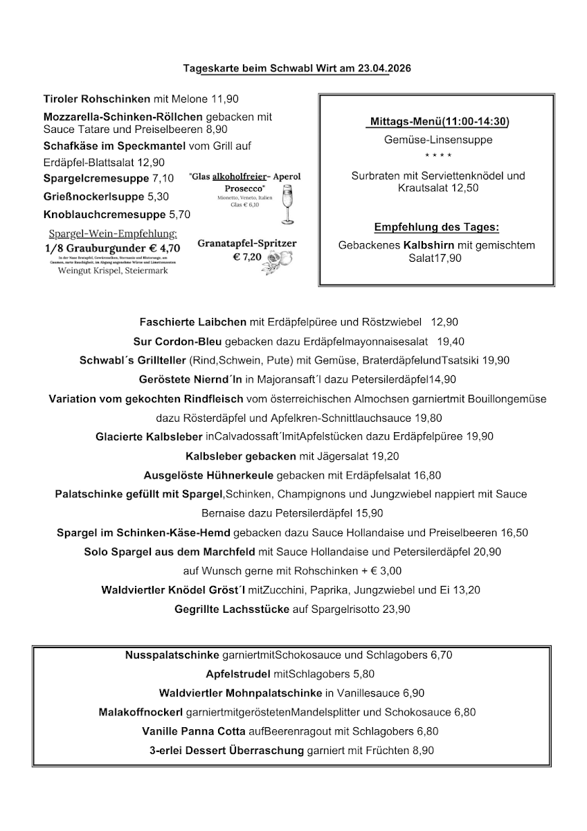 Speisekarte photo 10