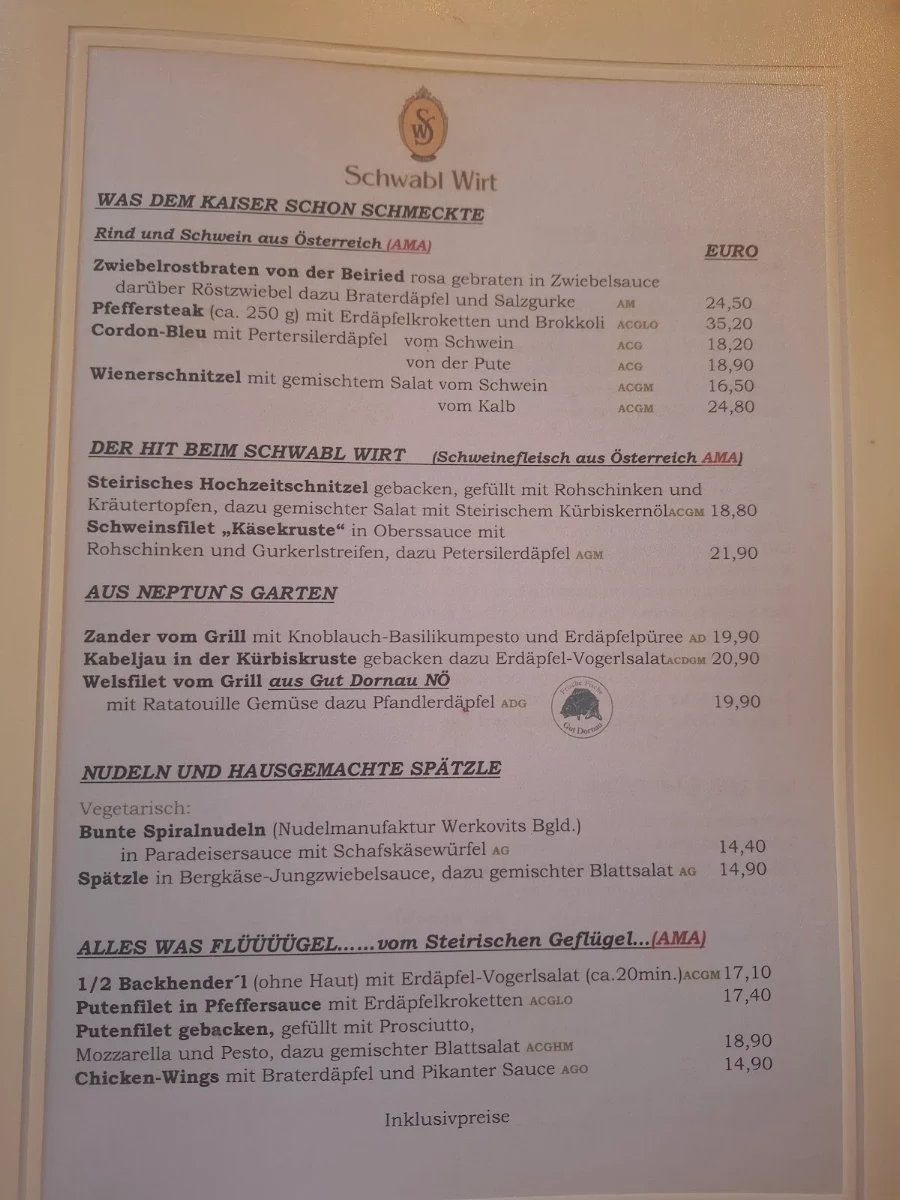 Speisekarte photo 3