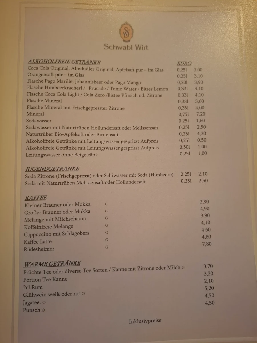 Speisekarte photo 5