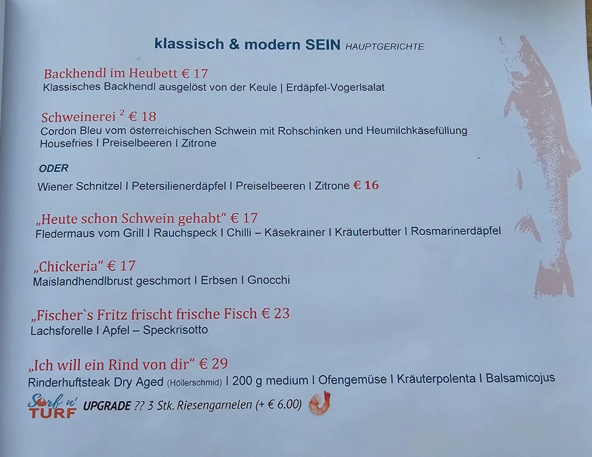 Speisekarte photo 1