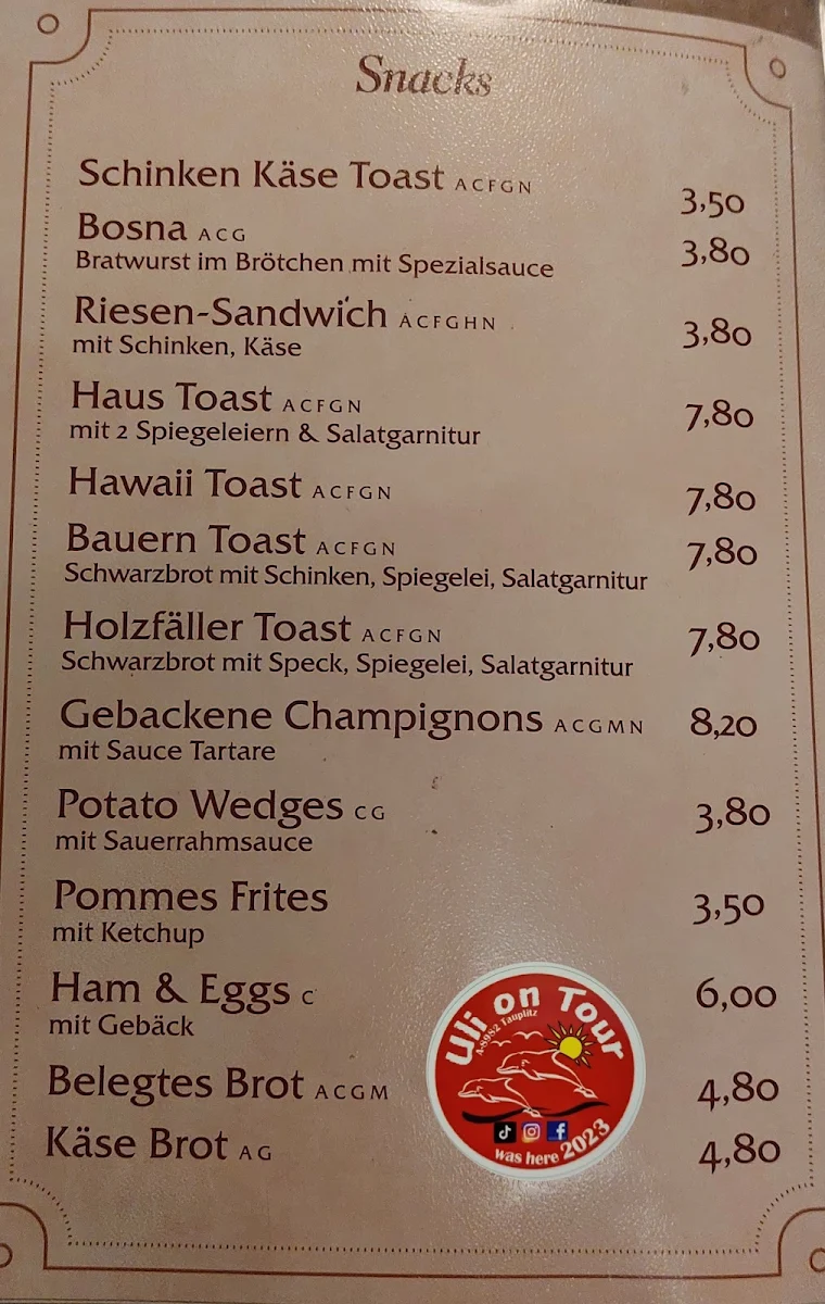 Speisekarte photo 2