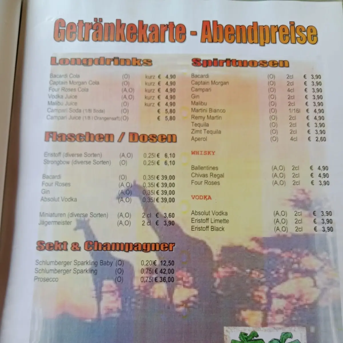 Speisekarte photo 5