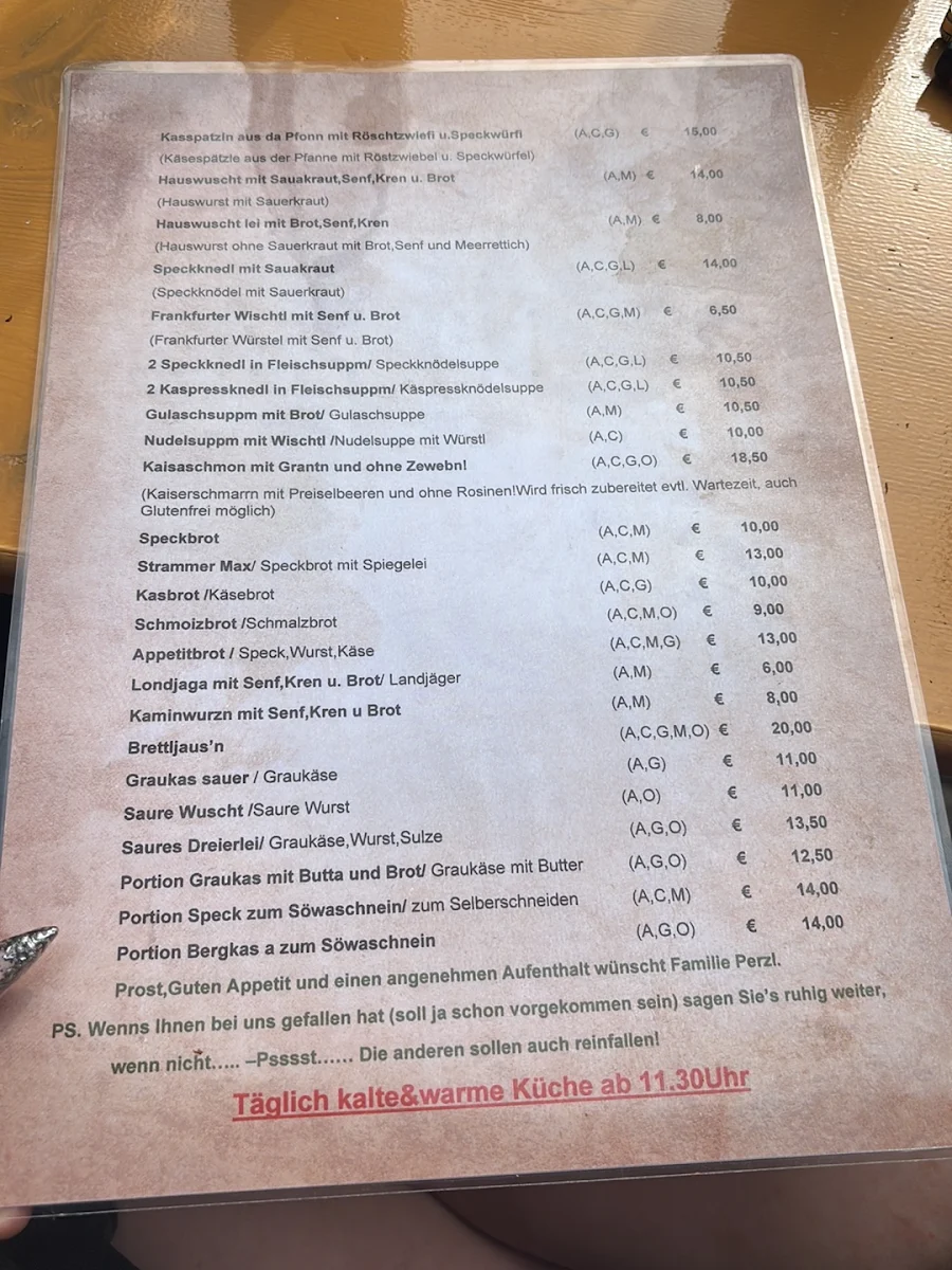 Speisekarte photo 1