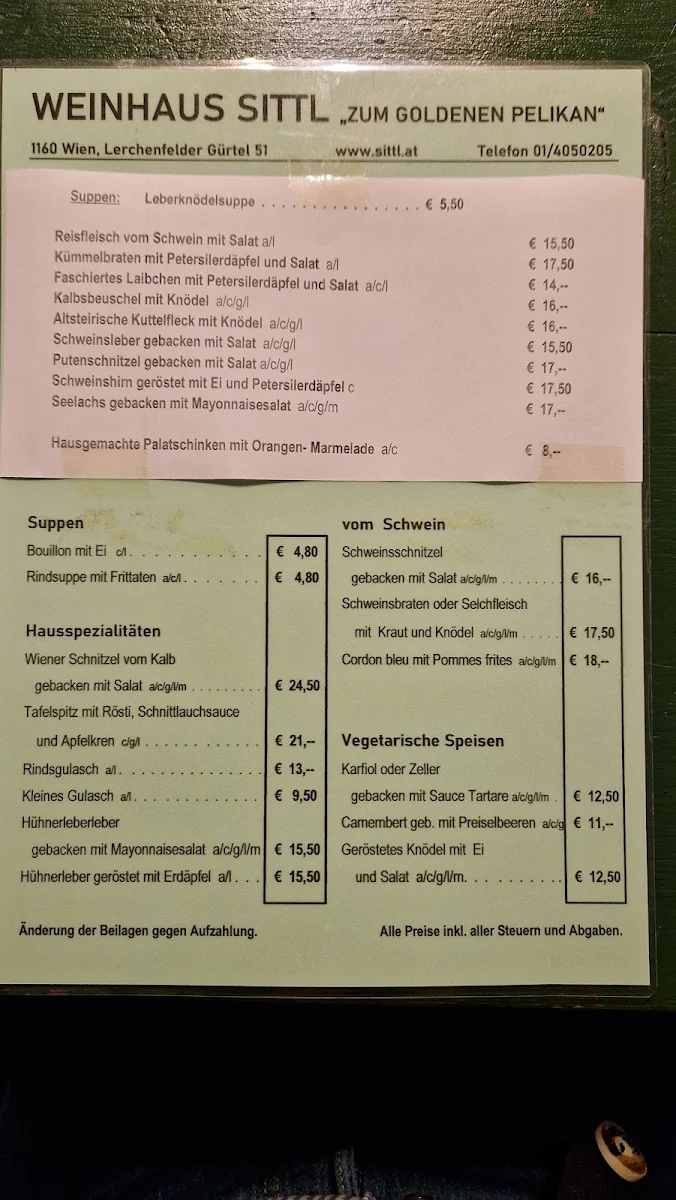 Speisekarte photo 3