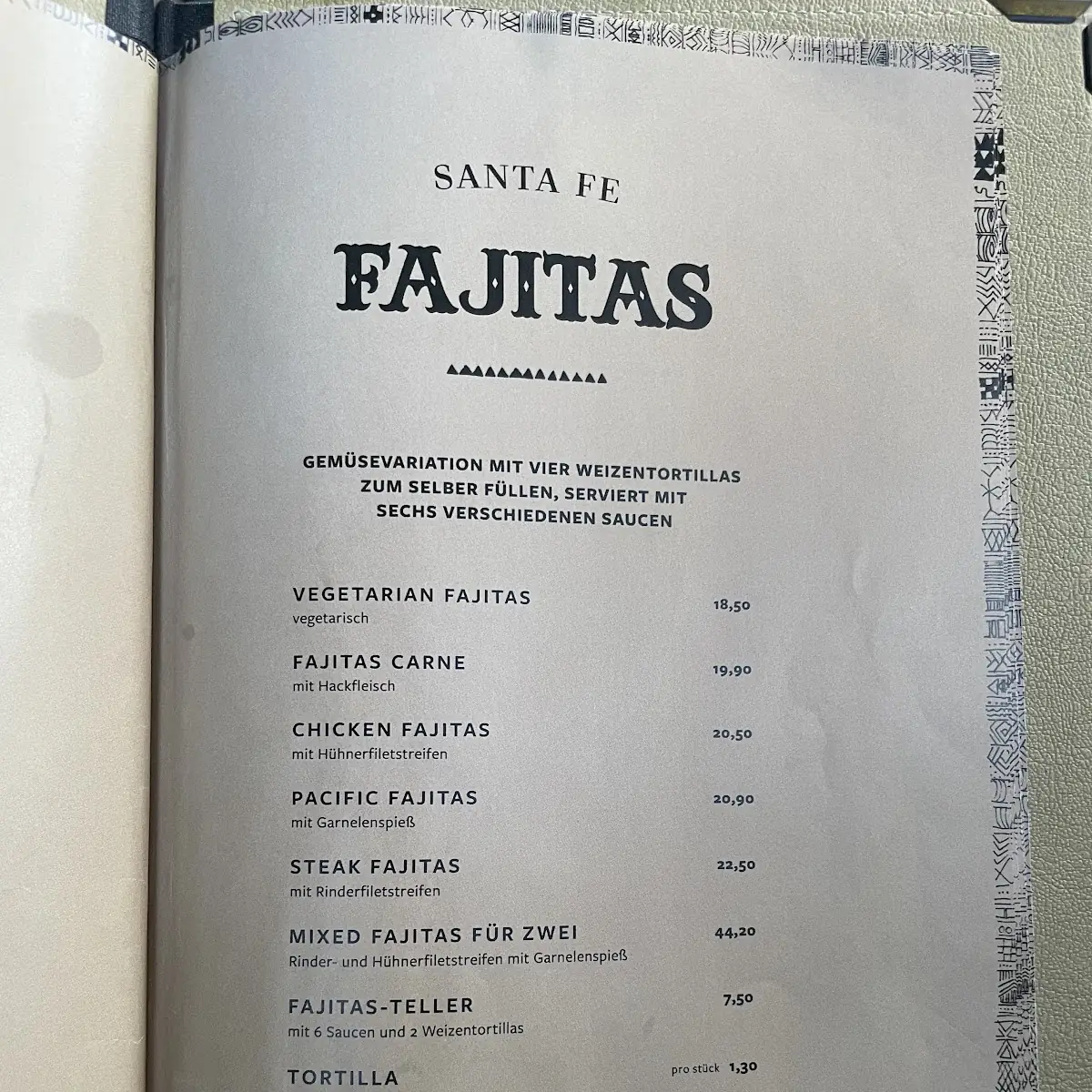 Speisekarte photo 2
