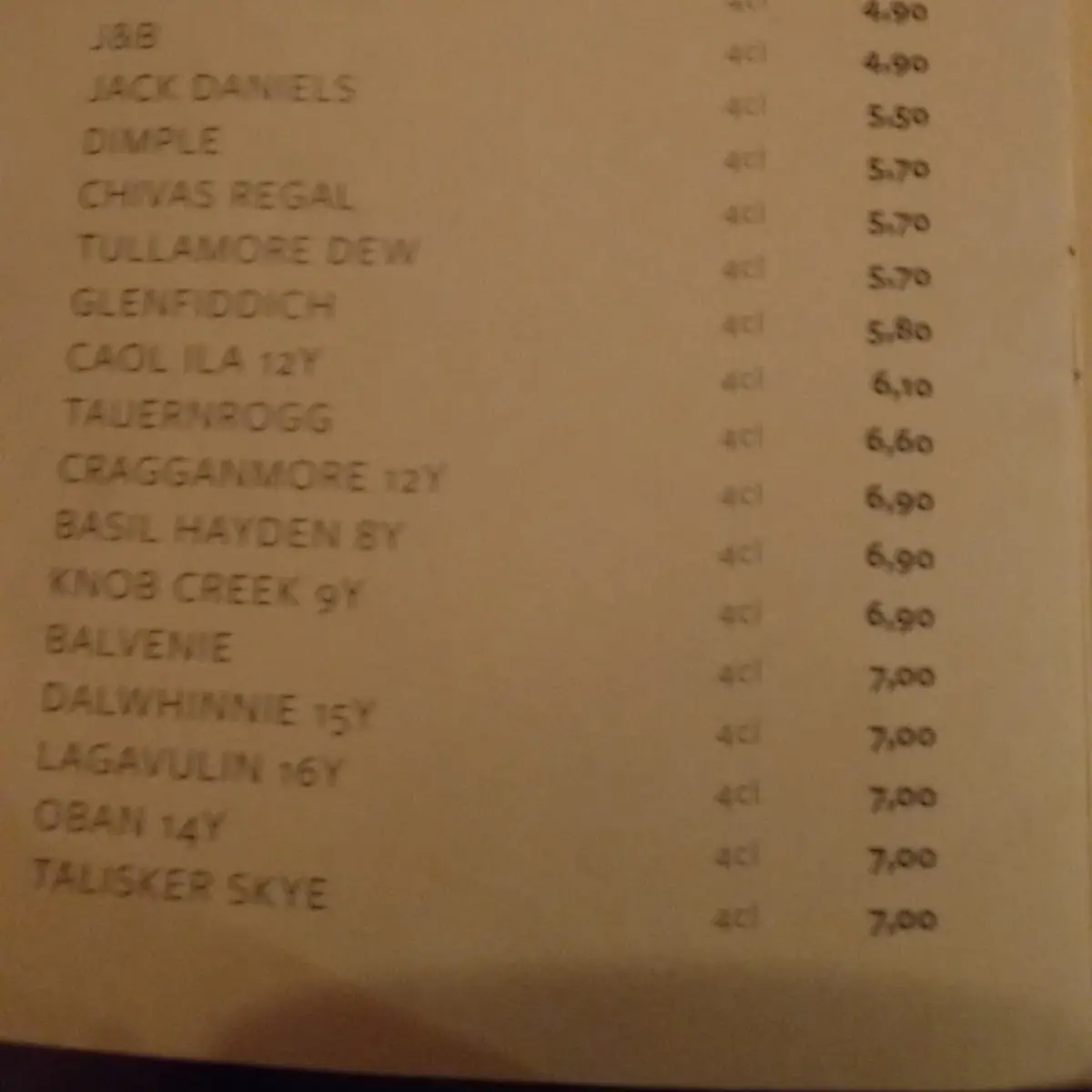 Speisekarte photo 9