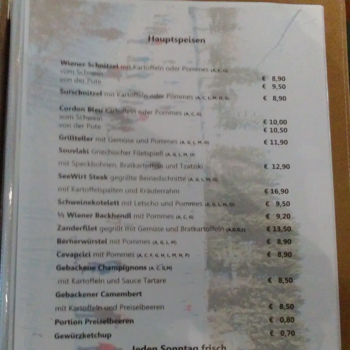 Speisekarte photo 4
