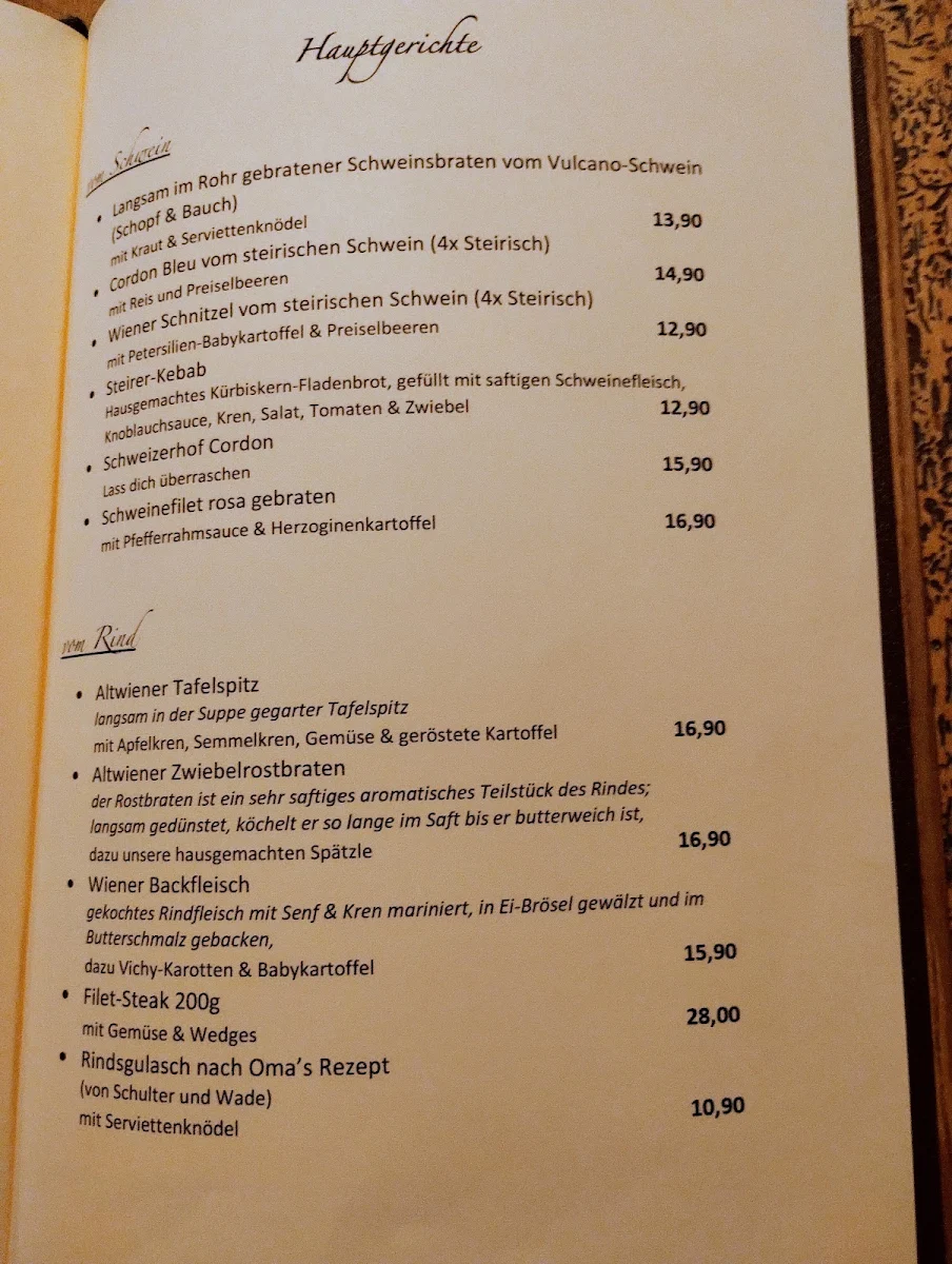 Speisekarte photo 1