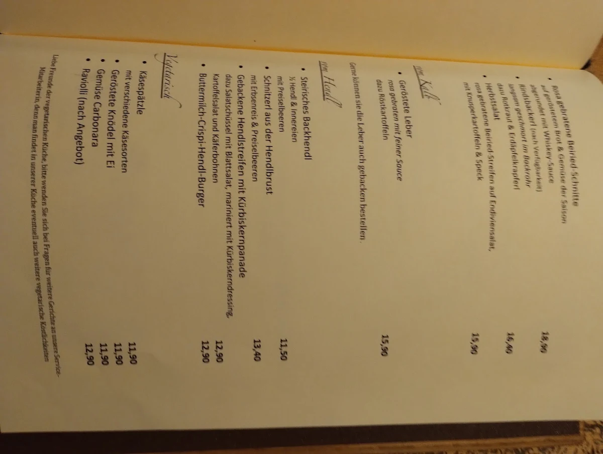 Speisekarte photo 3