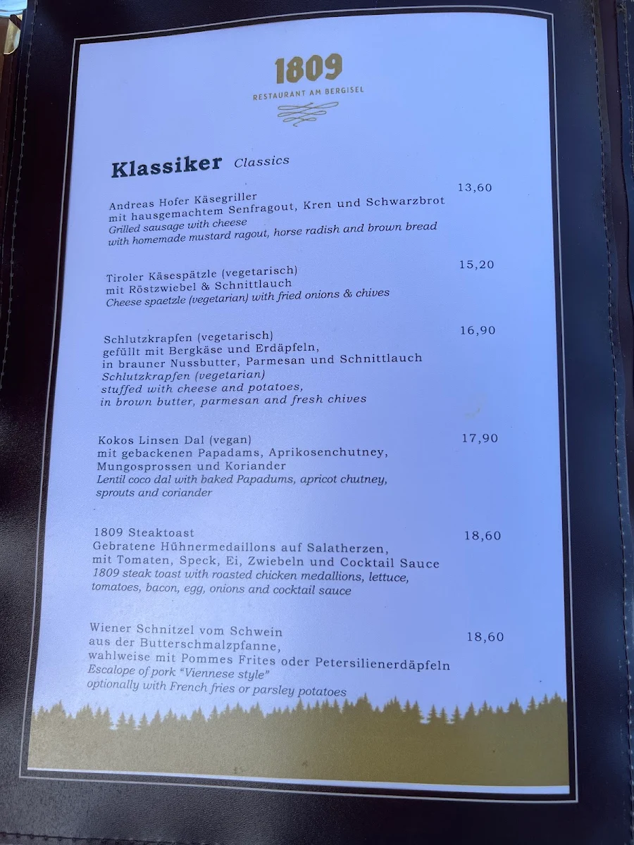Speisekarte photo 2
