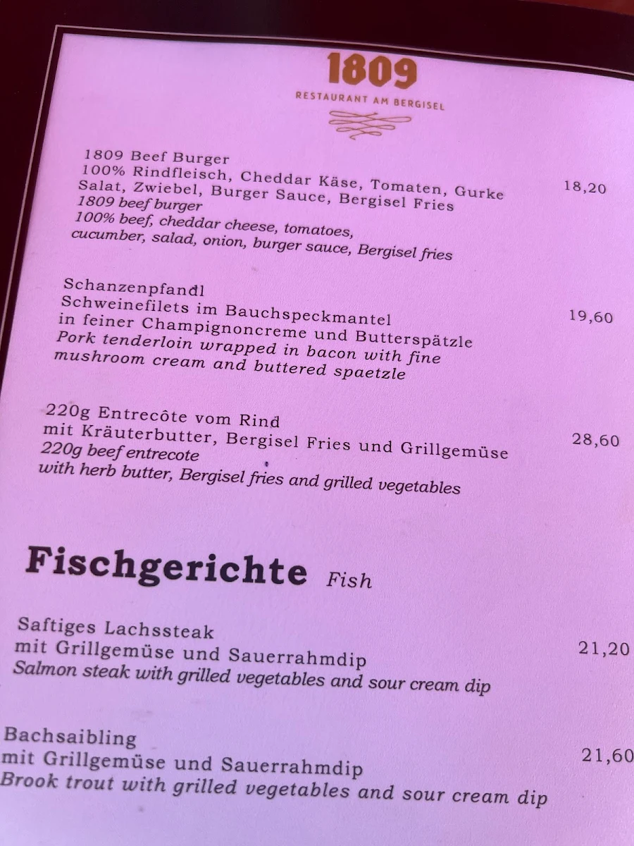 Speisekarte photo 3