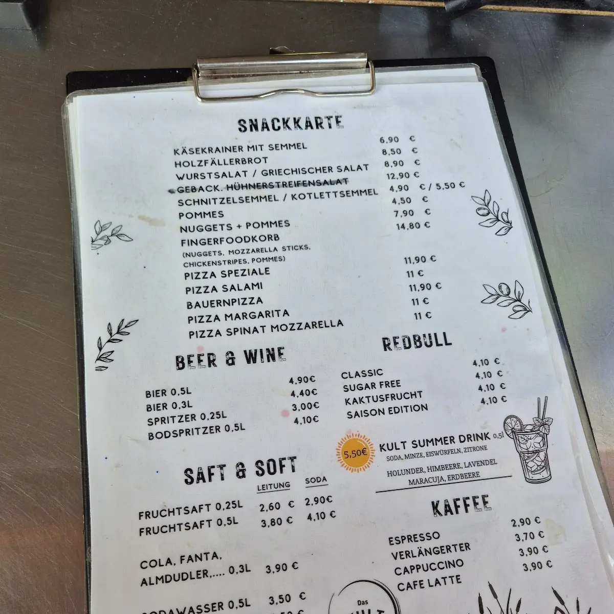 Speisekarte photo 1