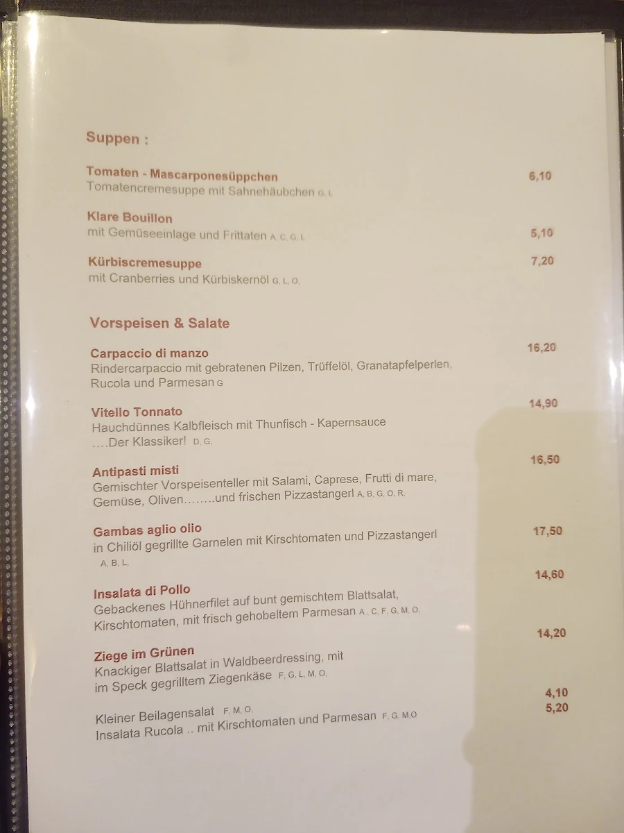 Speisekarte photo 1