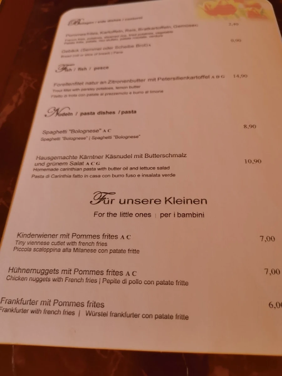 Speisekarte photo 2