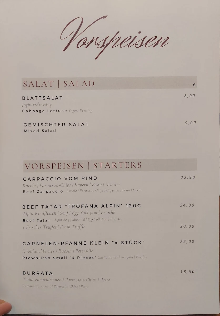 Speisekarte photo 5