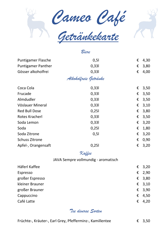 Speisekarte photo 1