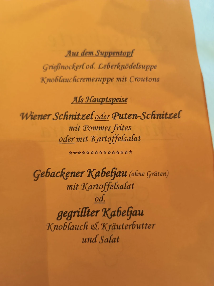 Speisekarte photo 1