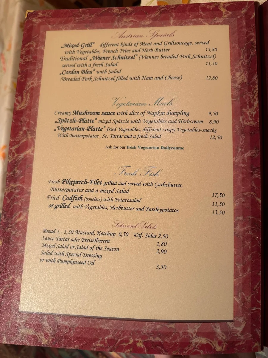 Speisekarte photo 3