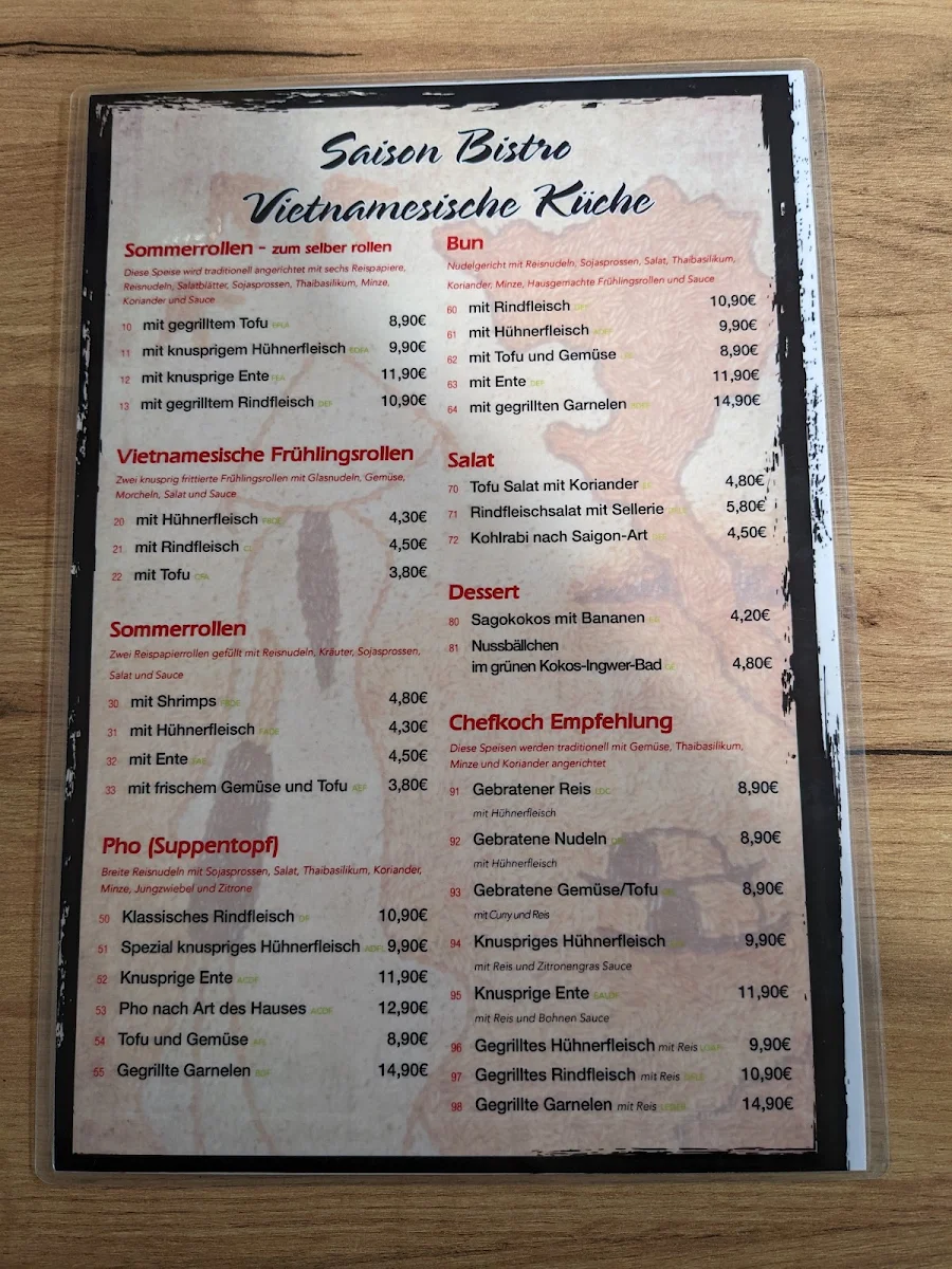 Speisekarte photo 3