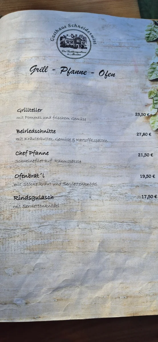Speisekarte photo 1