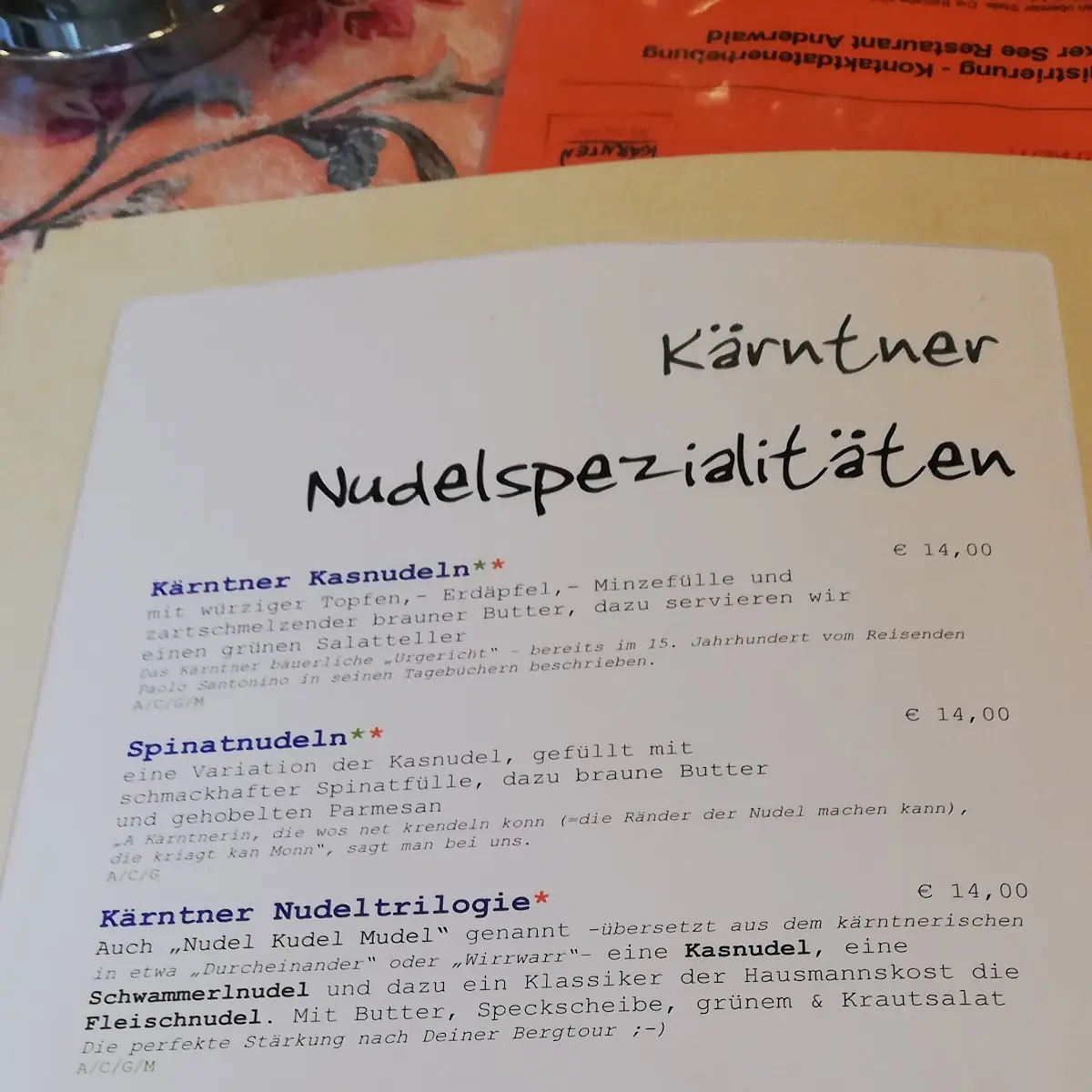 Speisekarte photo 5