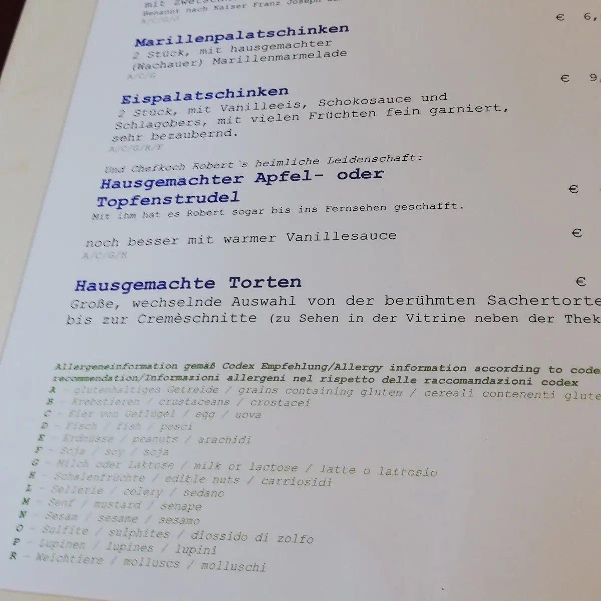 Speisekarte photo 6